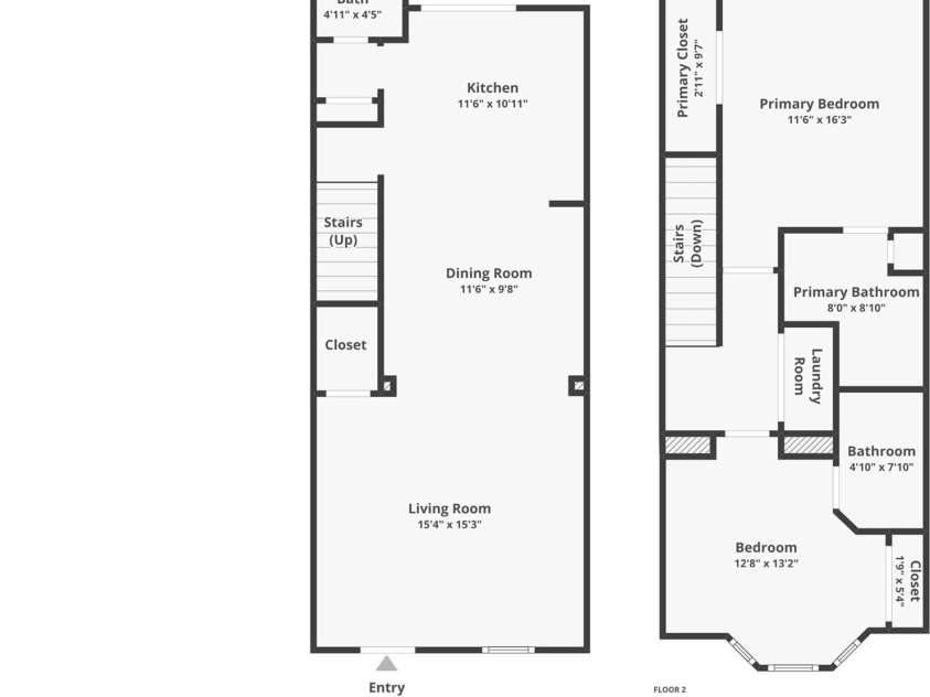 12719 Persimmon Tree Drive, Charlotte, NC 28273.  MLS# CAR4382115, YatesRealty ID 21740. Floor PLan
