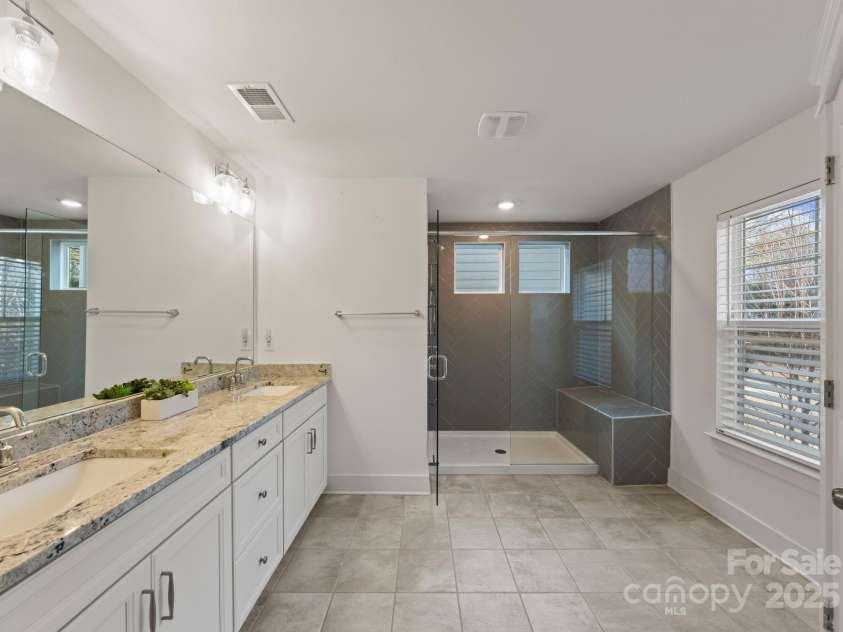 619 R L Stowe Road, Belmont, NC 28012.  MLS# CAR4329800, YatesRealty ID 2177. Owenrs bathroom
