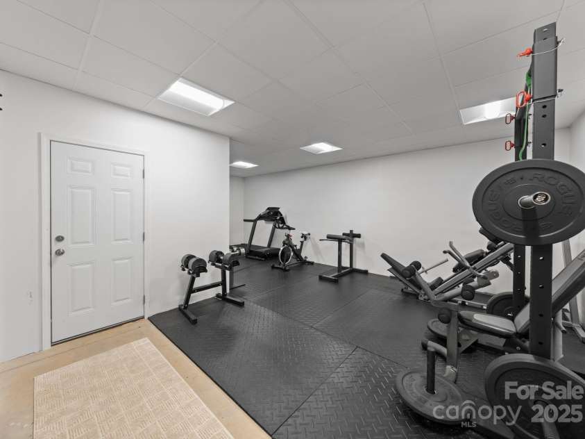 619 R L Stowe Road, Belmont, NC 28012.  MLS# CAR4329800, YatesRealty ID 2177. Partially finished basement