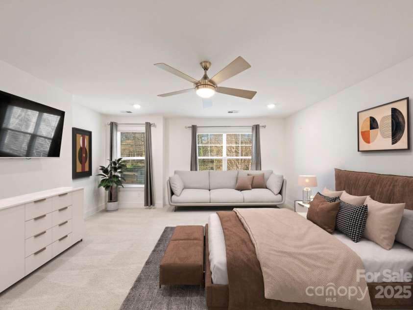 619 R L Stowe Road, Belmont, NC 28012.  MLS# CAR4329800, YatesRealty ID 2177. Virtually staged owners suite