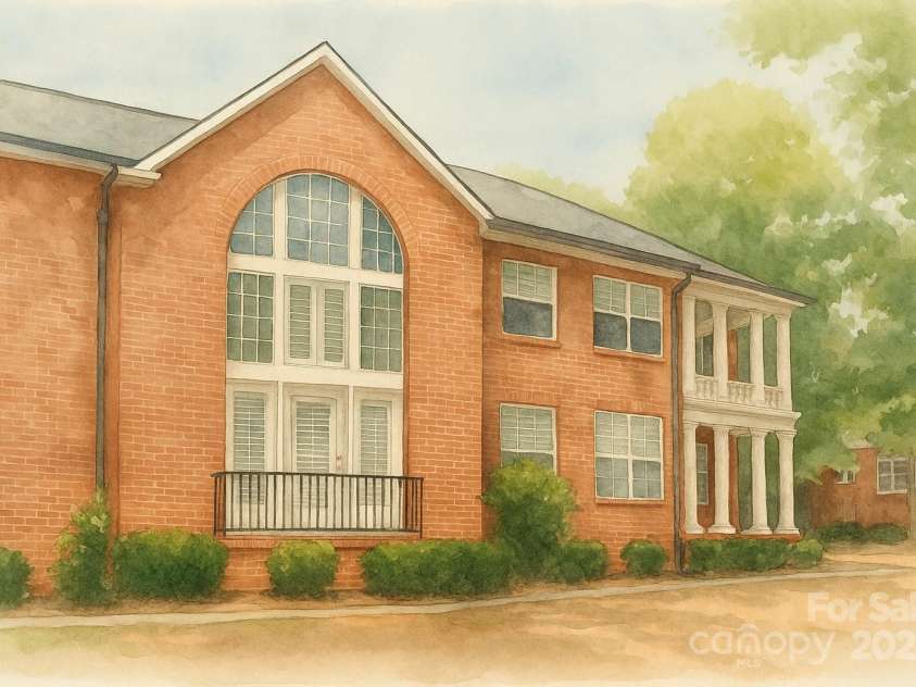 128 Steinbeck Way, Mooresville, NC 28117.  MLS# CAR4218863, YatesRealty ID 21772. Watercolor Rendering