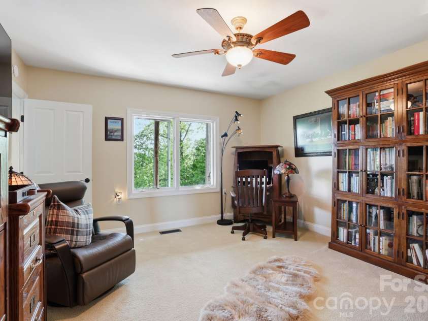 8 Spring Ridge Lane, Hendersonville, NC 28739.  MLS# CAR4374378, YatesRealty ID 21776. Lower Level Bedroom/ office
