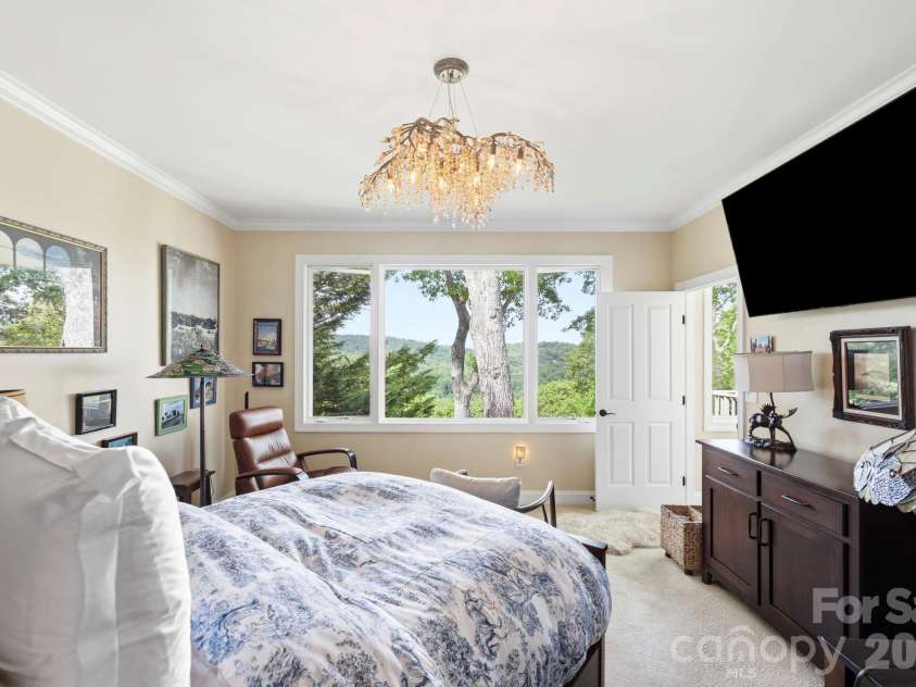 8 Spring Ridge Lane, Hendersonville, NC 28739.  MLS# CAR4374378, YatesRealty ID 21776. Main Level Bedroom 