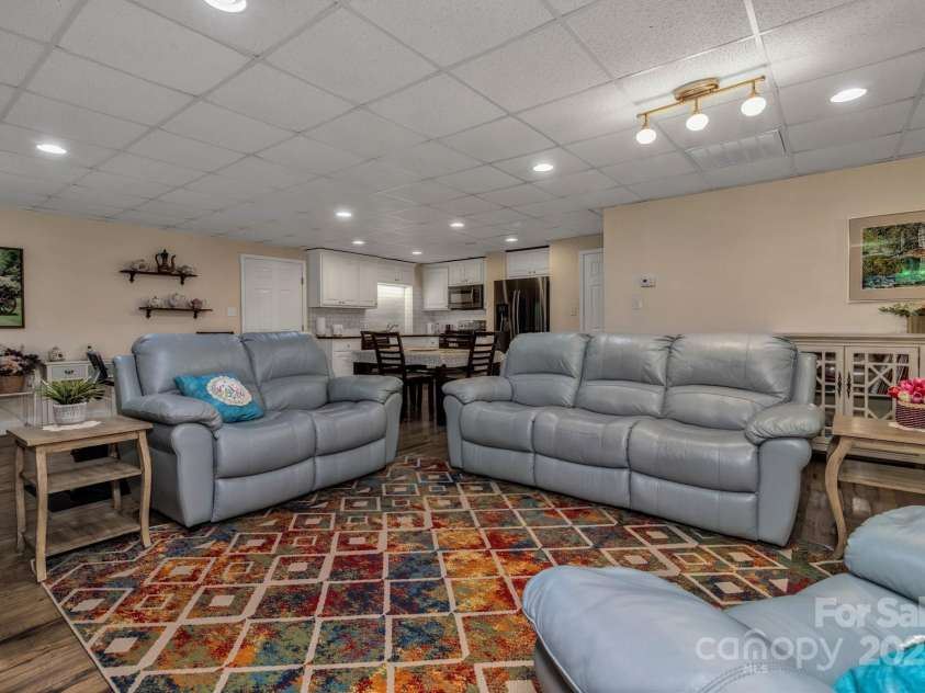 2790 Twin Oaks Drive, Morganton, NC 28655.  MLS# CAR4267085, YatesRealty ID 21778. Basement/in-law living and kitchen space