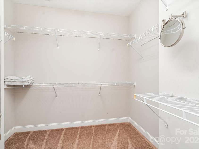327 River Birch Drive, Salisbury, NC 28146.  MLS# CAR4312481, YatesRealty ID 2179. Primary closet
