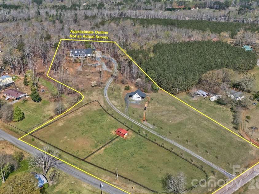 378 Collinsville Road, Columbus, NC 28722.  MLS# CAR4366416, YatesRealty ID 21793. Level at the front and gently rising to the main house toward the rear. A beautiful piece of property!