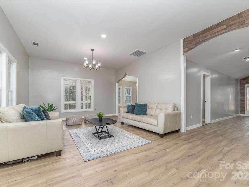 1111 Barrington Street, Wadesboro, NC 28170.  MLS# CAR4224838, YatesRealty ID 2180. Living Room