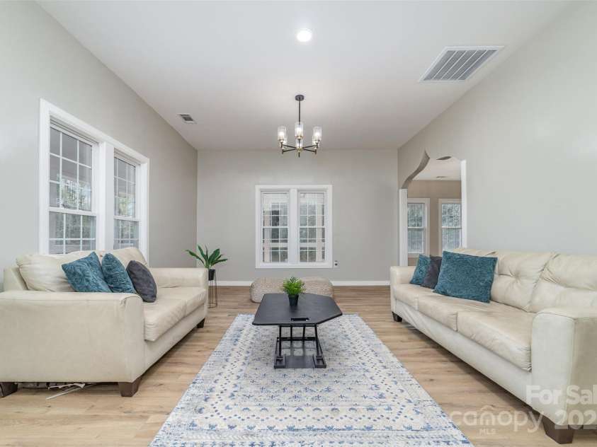 1111 Barrington Street, Wadesboro, NC 28170.  MLS# CAR4224838, YatesRealty ID 2180. Living Room