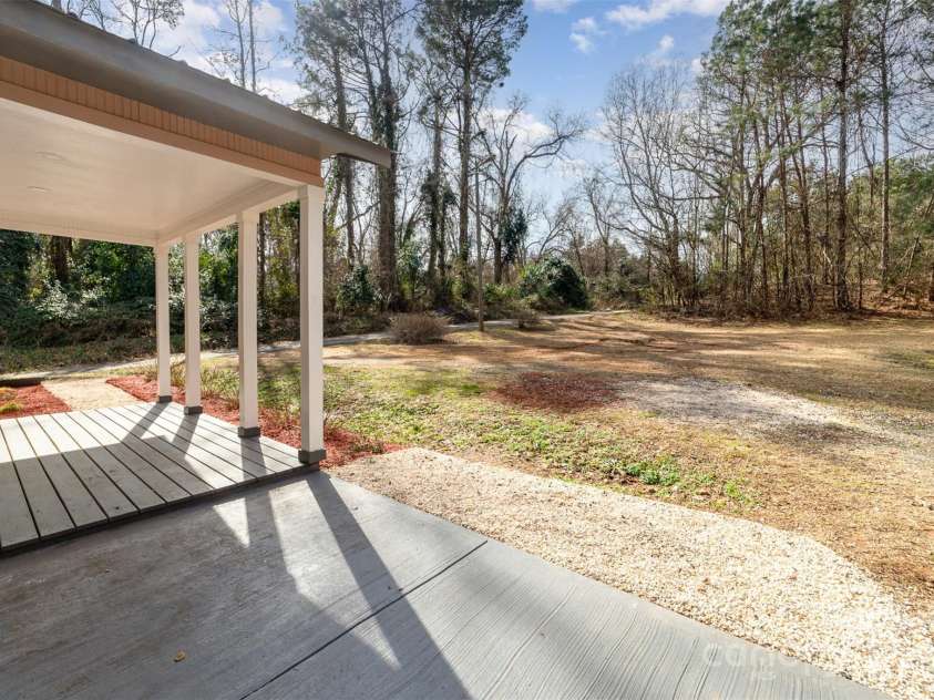 1111 Barrington Street, Wadesboro, NC 28170.  MLS# CAR4224838, YatesRealty ID 2180. Rear Patio