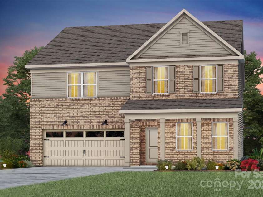 14113 New Crest Lane, Huntersville, NC 28078.  MLS# CAR4268587, YatesRealty ID 21802. Exterior Elevation