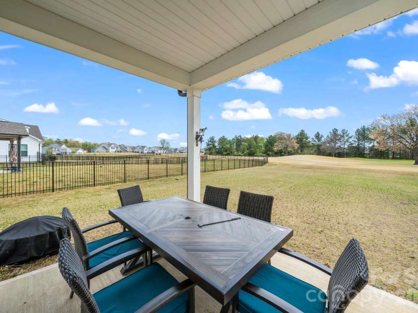 2023 Turnsberry Drive, Monroe, NC 28112.  MLS# CAR4363476, YatesRealty ID 21807. Covered Patio