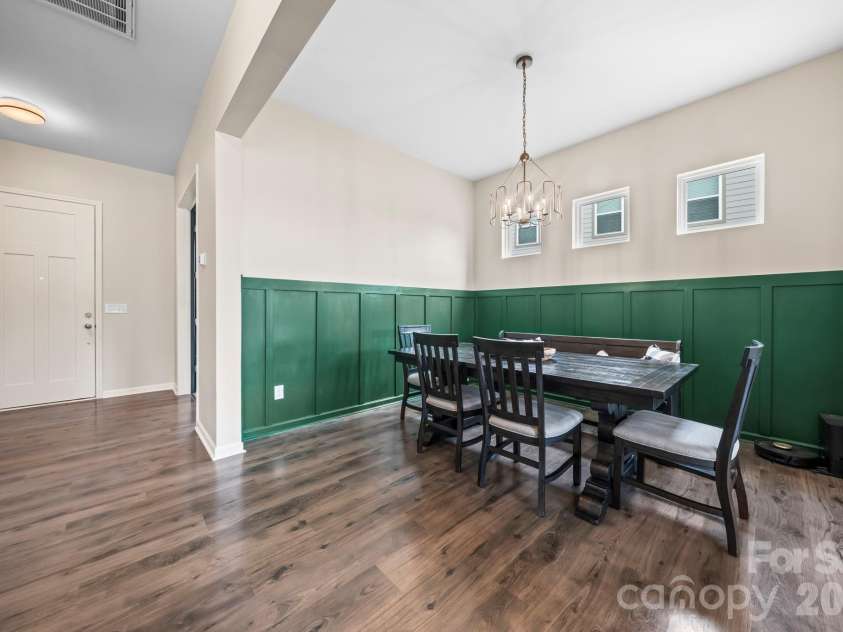 2023 Turnsberry Drive, Monroe, NC 28112.  MLS# CAR4363476, YatesRealty ID 21807. Dining Area