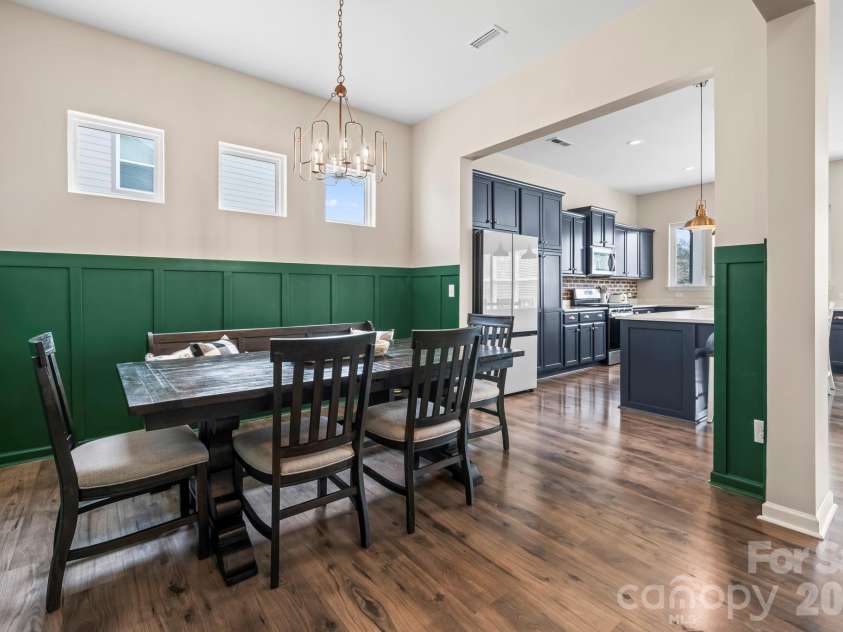 2023 Turnsberry Drive, Monroe, NC 28112.  MLS# CAR4363476, YatesRealty ID 21807. Dining Area