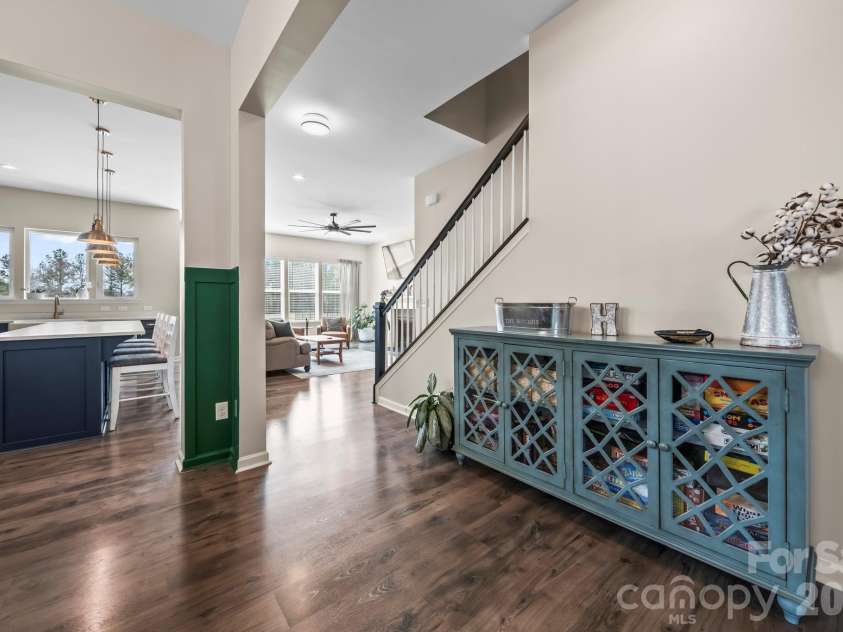 2023 Turnsberry Drive, Monroe, NC 28112.  MLS# CAR4363476, YatesRealty ID 21807. Foyer