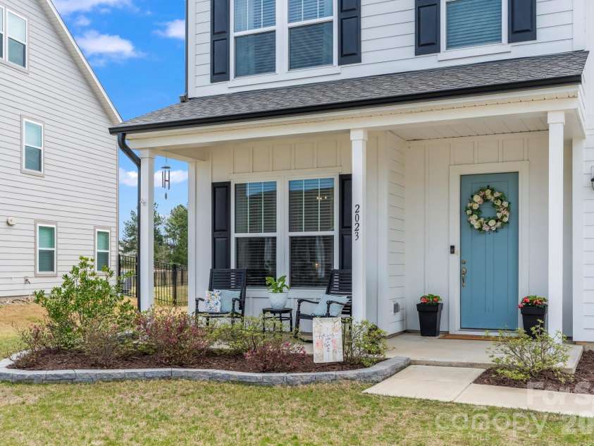 2023 Turnsberry Drive, Monroe, NC 28112.  MLS# CAR4363476, YatesRealty ID 21807. Front Entry