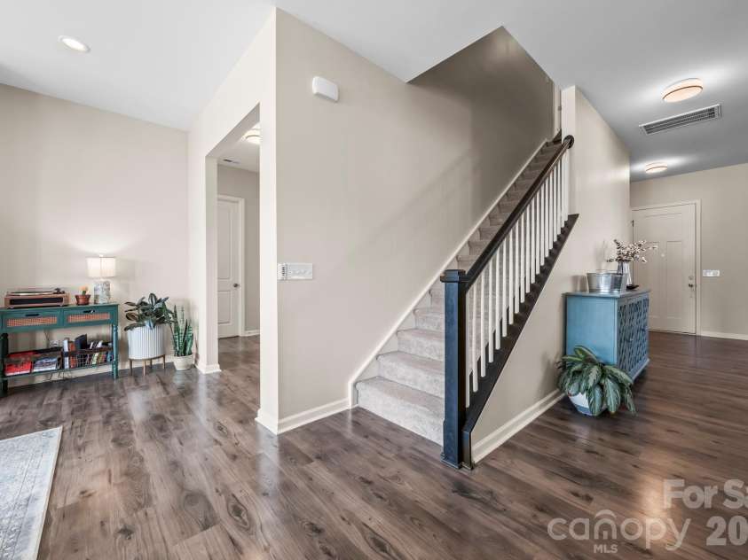 2023 Turnsberry Drive, Monroe, NC 28112.  MLS# CAR4363476, YatesRealty ID 21807. Hallway/Stairway