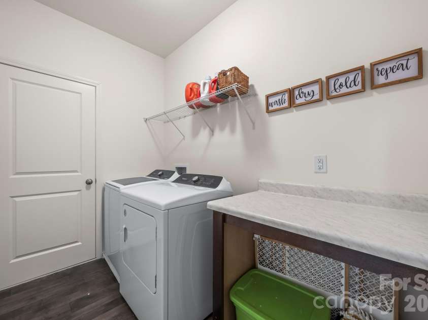2023 Turnsberry Drive, Monroe, NC 28112.  MLS# CAR4363476, YatesRealty ID 21807. Laundry