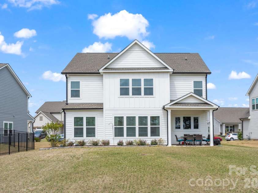 2023 Turnsberry Drive, Monroe, NC 28112.  MLS# CAR4363476, YatesRealty ID 21807. Rear Exterior