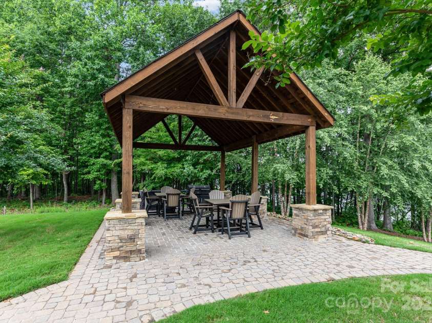 138 Lanyard Drive, Mooresville, NC 28117.  MLS# CAR4260575, YatesRealty ID 21810. Picnic areas under the gazebo