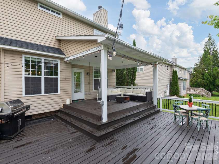 288 Walnut Crest Road, Fletcher, NC 28732.  MLS# CAR4377890, YatesRealty ID 21813. Rear Deck