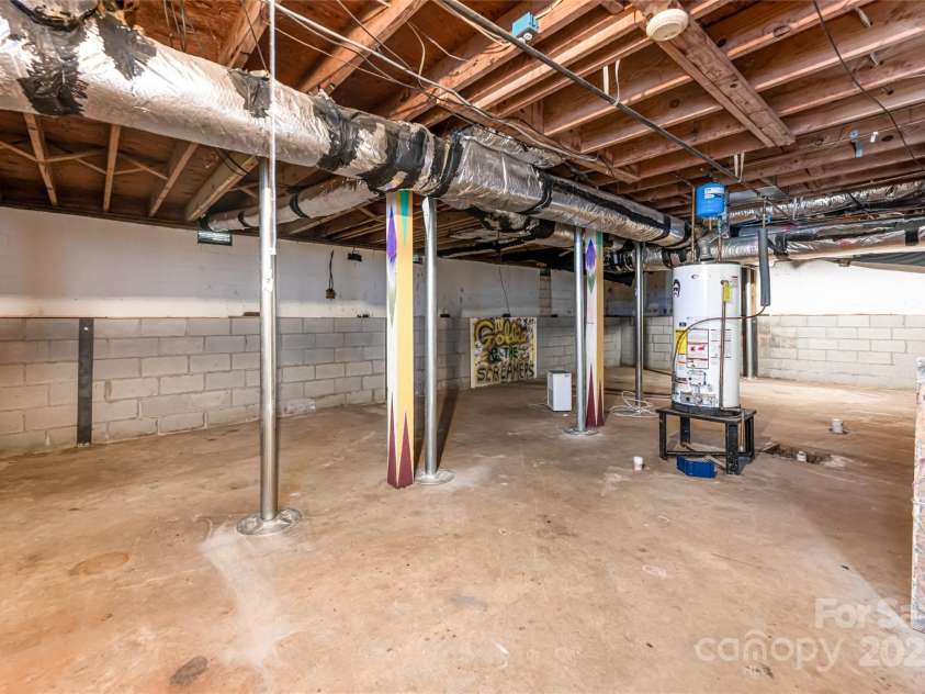 108 Morningside Drive, Asheville, NC 28806.  MLS# CAR4245785, YatesRealty ID 21826. Basement