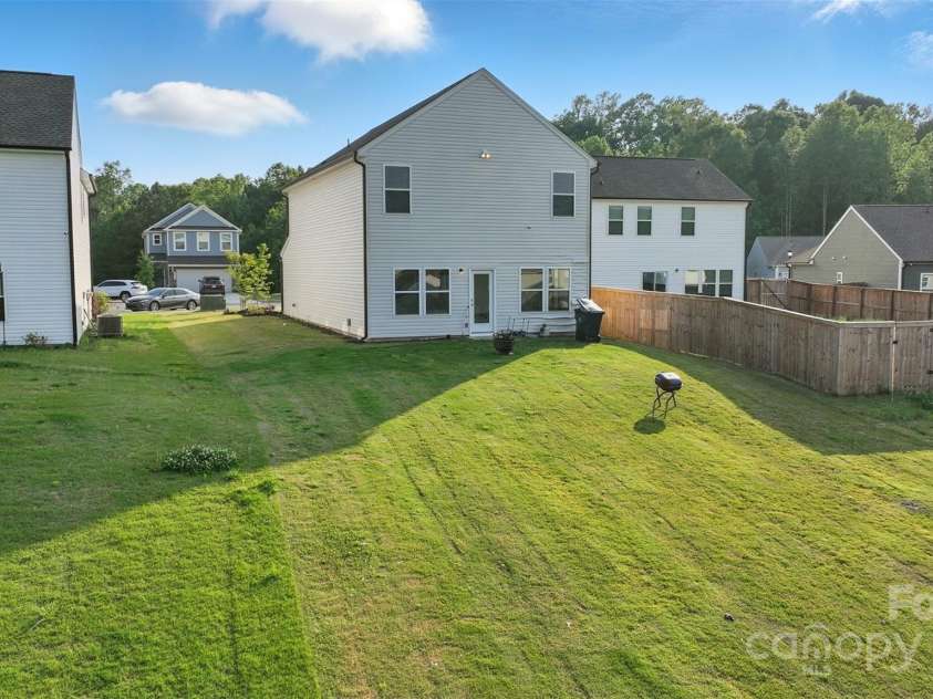 4013 Southern Pine Drive, Mount Holly, NC 28120.  MLS# CAR4267442, YatesRealty ID 21830. BACK YARD