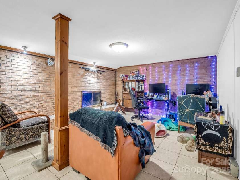 989 Mine Gap Road, Zirconia, NC 28790.  MLS# CAR4264634, YatesRealty ID 21834. Basement Apt 2