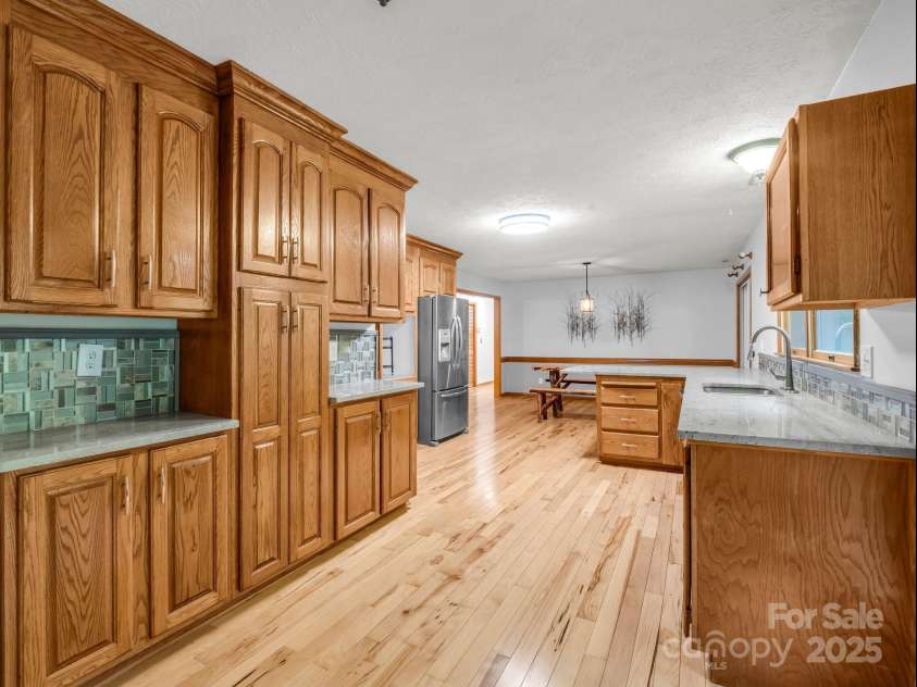 989 Mine Gap Road, Zirconia, NC 28790.  MLS# CAR4264634, YatesRealty ID 21834. Kitchen