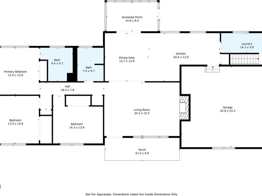 989 Mine Gap Road, Zirconia, NC 28790.  MLS# CAR4264634, YatesRealty ID 21834. Main Floor plan