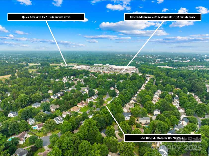 256 Rose Street, Mooresville, NC 28117.  MLS# CAR4269352, YatesRealty ID 21838. 
