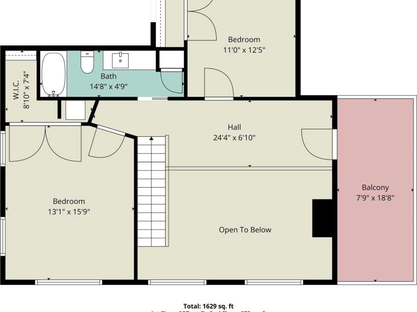 25 Briar Ridge Lane, Nebo, NC 28761.  MLS# CAR4368430, YatesRealty ID 21840. Upper Level
