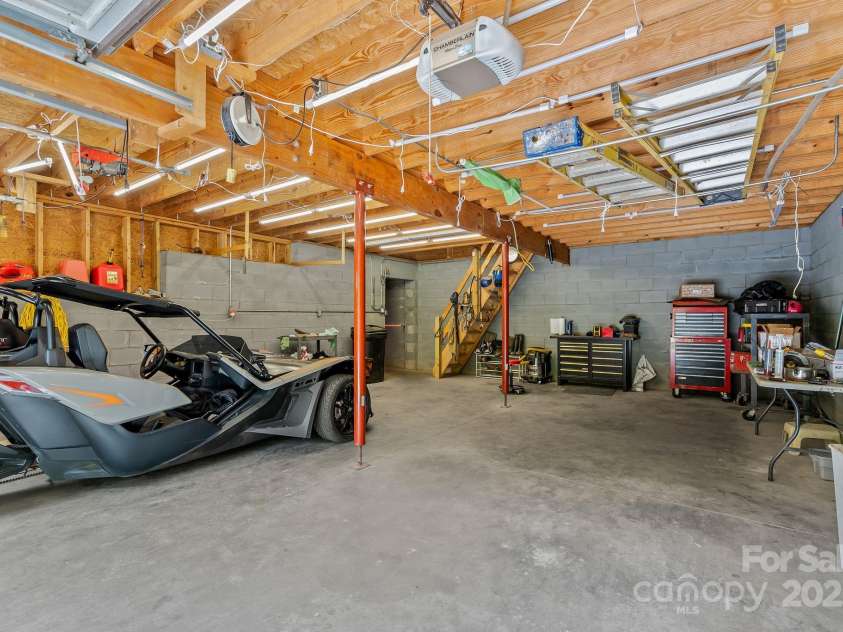 1104 Long Branch Road, Mars Hill, NC 28754.  MLS# CAR4252912, YatesRealty ID 21844. Lower Level 2 Car Garage - Upper Level Garage Not Shown