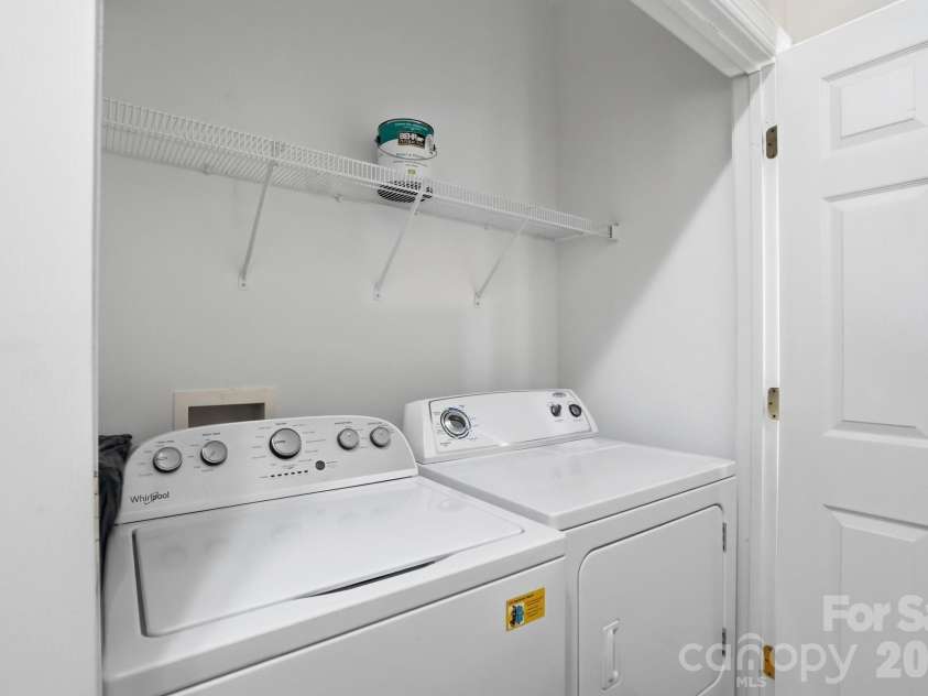 19762 Feriba Place, Cornelius, NC 28031.  MLS# CAR4378752, YatesRealty ID 21850. Laundry Closet in hall.