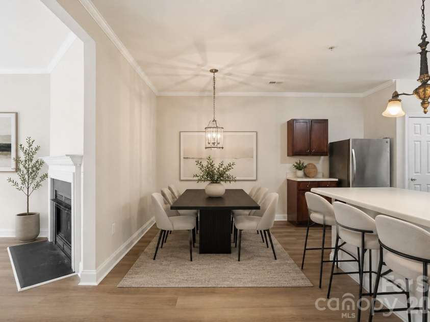 19762 Feriba Place, Cornelius, NC 28031.  MLS# CAR4378752, YatesRealty ID 21850. Spacious Dining area - virtually staged.