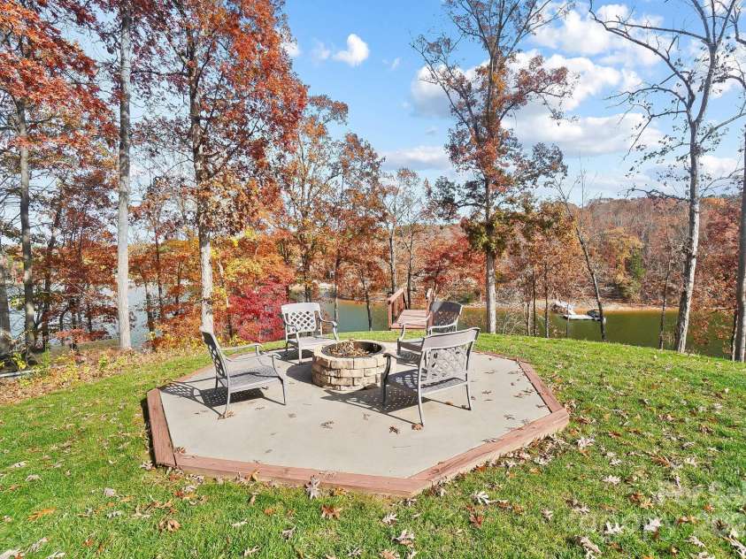 226 Hermance Lane, Mooresville, NC 28117.  MLS# CAR4234805, YatesRealty ID 21851. Fire Pit View