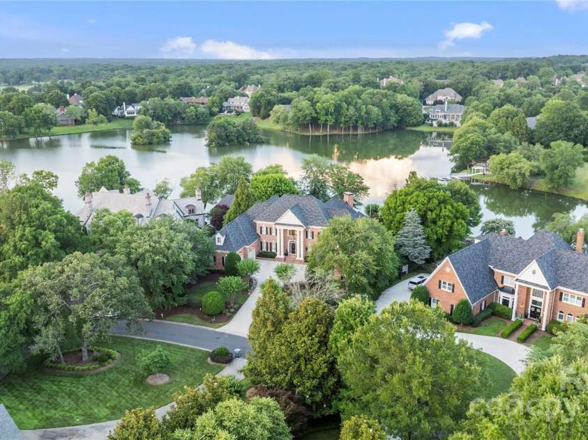 8721 Lake Challis Lane, Charlotte, NC 28226.  MLS# CAR4264096, YatesRealty ID 21863. View North to Carmel CC