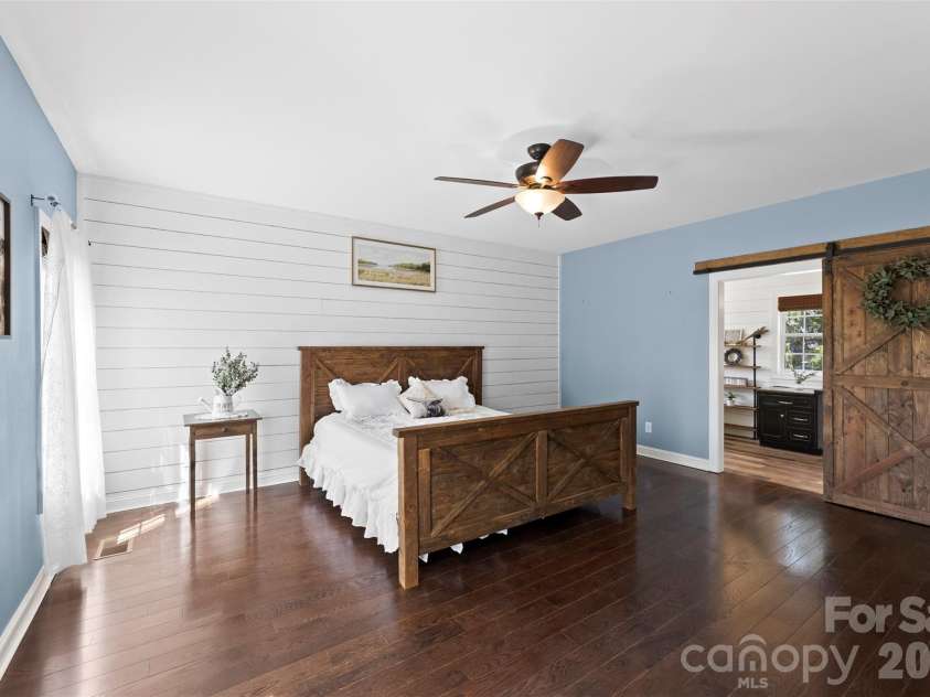 1205 French Belk Road, Mt Ulla, NC 28125.  MLS# CAR4377325, YatesRealty ID 21866. Primary suite
