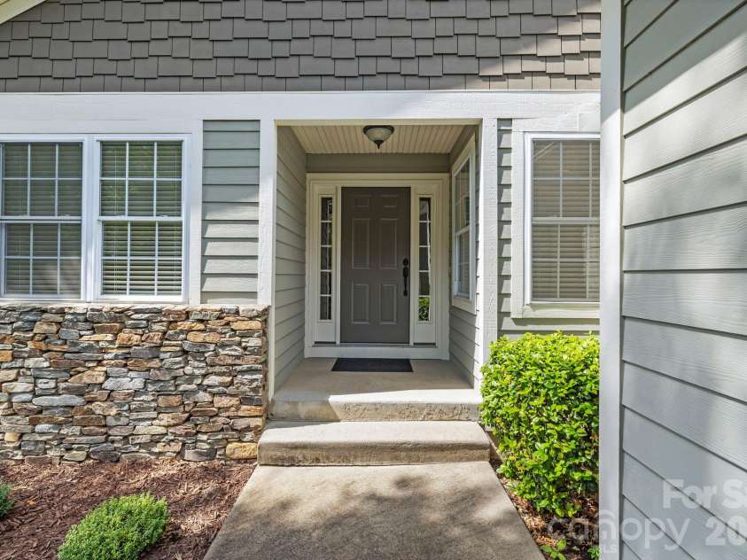 241 Fairway View Drive, Etowah, NC 28729.  MLS# CAR4304614, YatesRealty ID 2187. Lovely front entrance