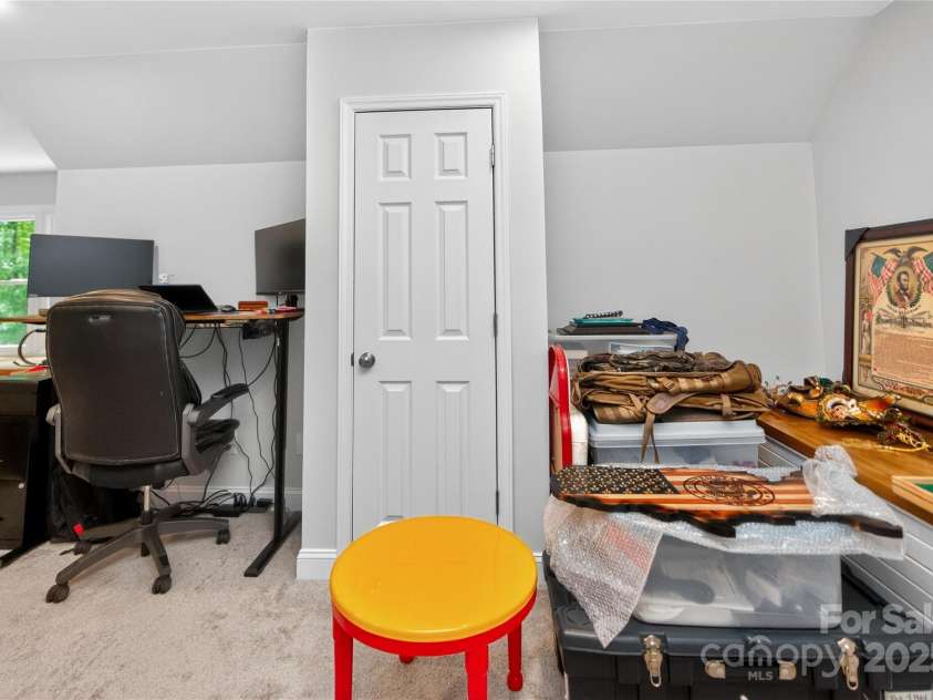 8300 Quarters Lane, Mint Hill, NC 28227.  MLS# CAR4271325, YatesRealty ID 21887. Walkup attic finished off into bonus room/office