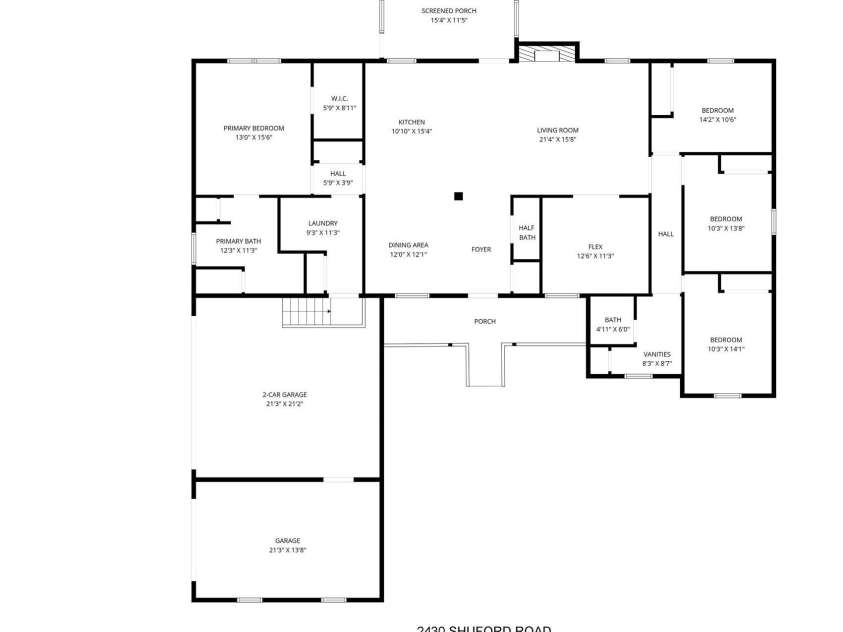 2430 Shuford Road, Lincolnton, NC 28092.  MLS# CAR4370608, YatesRealty ID 21893. 