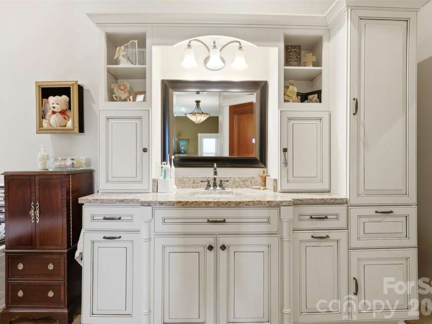 502 Lake Shore Drive, Norwood, NC 28128.  MLS# CAR4376520, YatesRealty ID 21896. Custom primary vanity