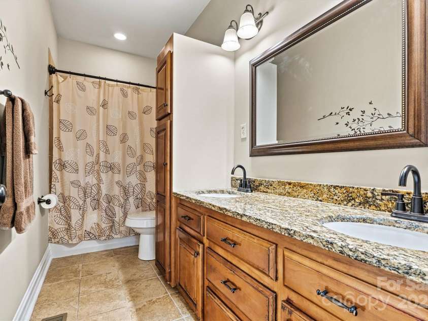 1616 Indian Springs Drive, Conover, NC 28613.  MLS# CAR4268711, YatesRealty ID 21899. Guest Bath/Dual Vanity View