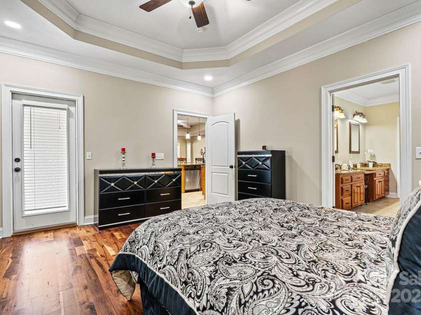 1616 Indian Springs Drive, Conover, NC 28613.  MLS# CAR4268711, YatesRealty ID 21899. Primary Bedroom/Back Deck Entry View