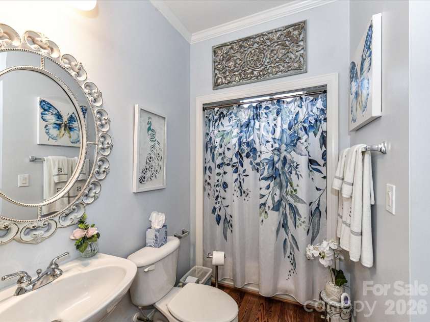 27246 Preston Place, Fort Mill, SC 29707.  MLS# CAR4372170, YatesRealty ID 21901. Main level bathroom
