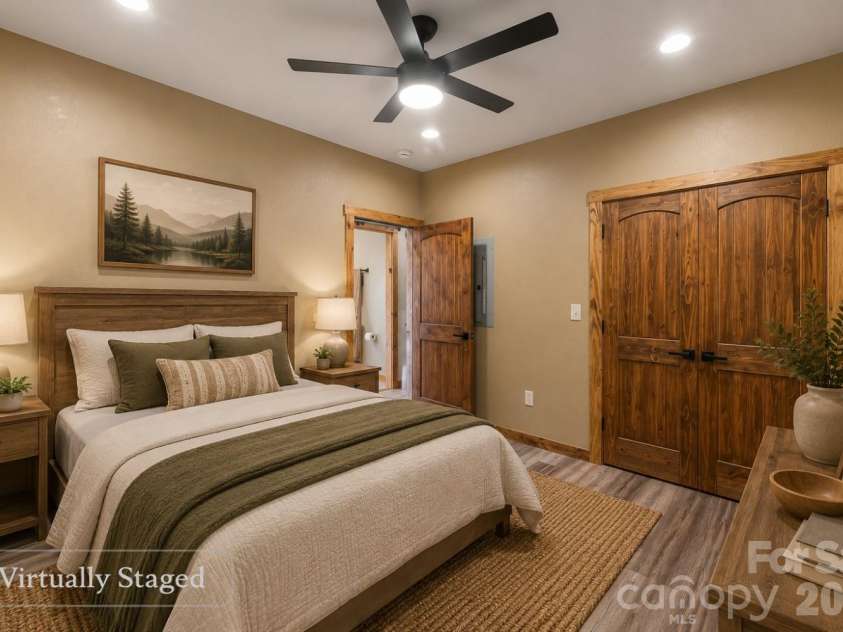 1737 Newfound Road, Leicester, NC 28748.  MLS# CAR4378816, YatesRealty ID 21912. Virtually staged