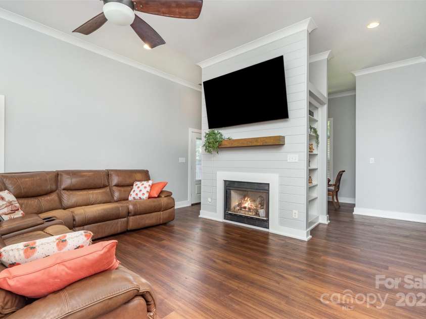 5701 Cedar Hill Drive, Monroe, NC 28110.  MLS# CAR4271384, YatesRealty ID 21913. Living room