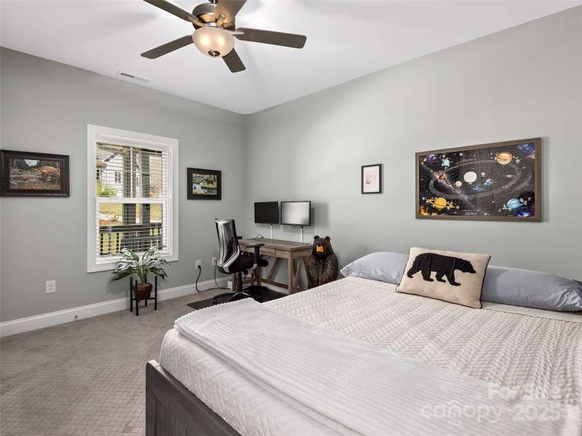 116 Whispering Wind Drive, Black Mountain, NC 28711.  MLS# CAR4245710, YatesRealty ID 21914. 2nd Bedroom