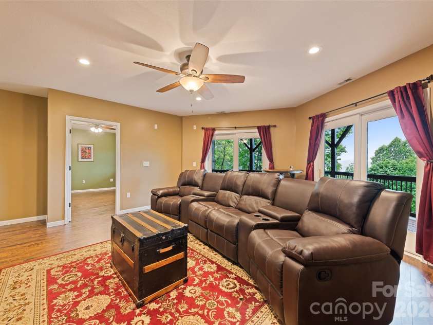 72 Tadpole Lane, Waynesville, NC 28785.  MLS# CAR4372726, YatesRealty ID 21915. Large den