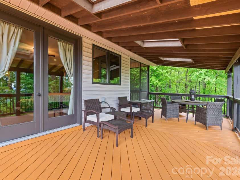 72 Tadpole Lane, Waynesville, NC 28785.  MLS# CAR4372726, YatesRealty ID 21915. More decking to enjoy