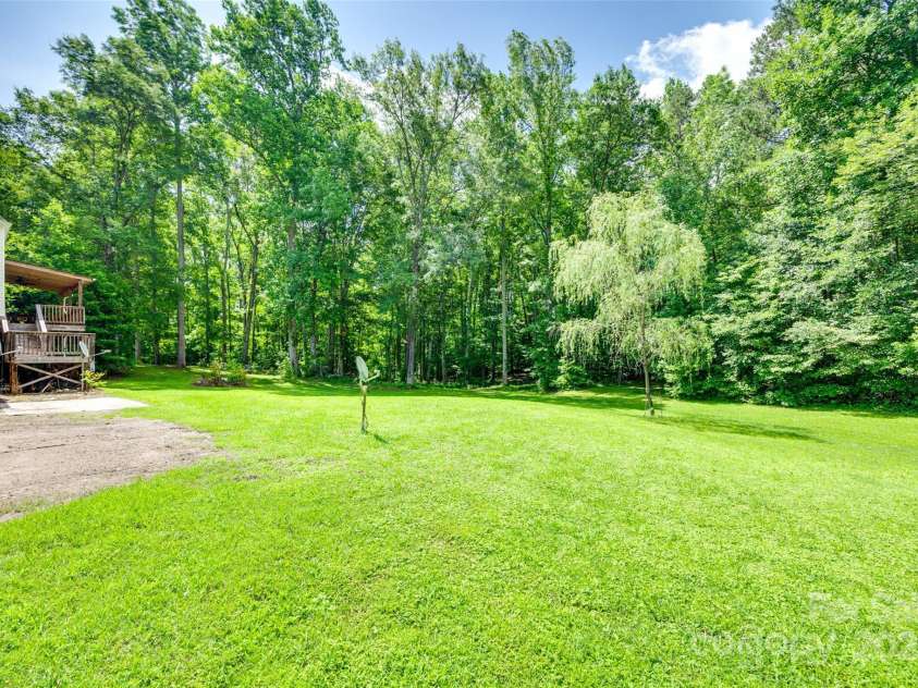 675 Ormand Road, York, SC 29745.  MLS# CAR4272867, YatesRealty ID 21923. Back yard view behind garage